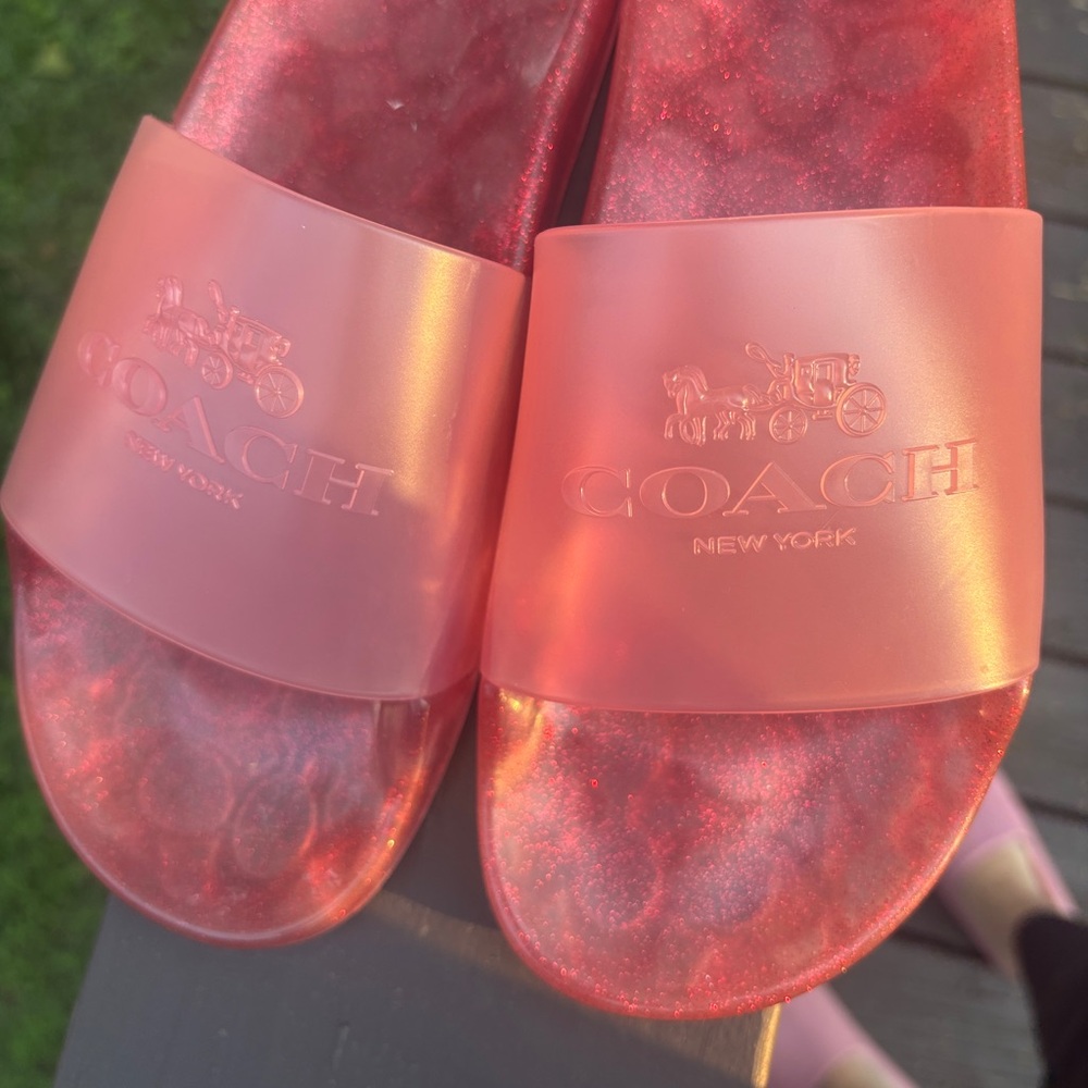 Coach Pink Metallic Slide Sandals 8.5
- Open to Offers - Picture 6 of 7